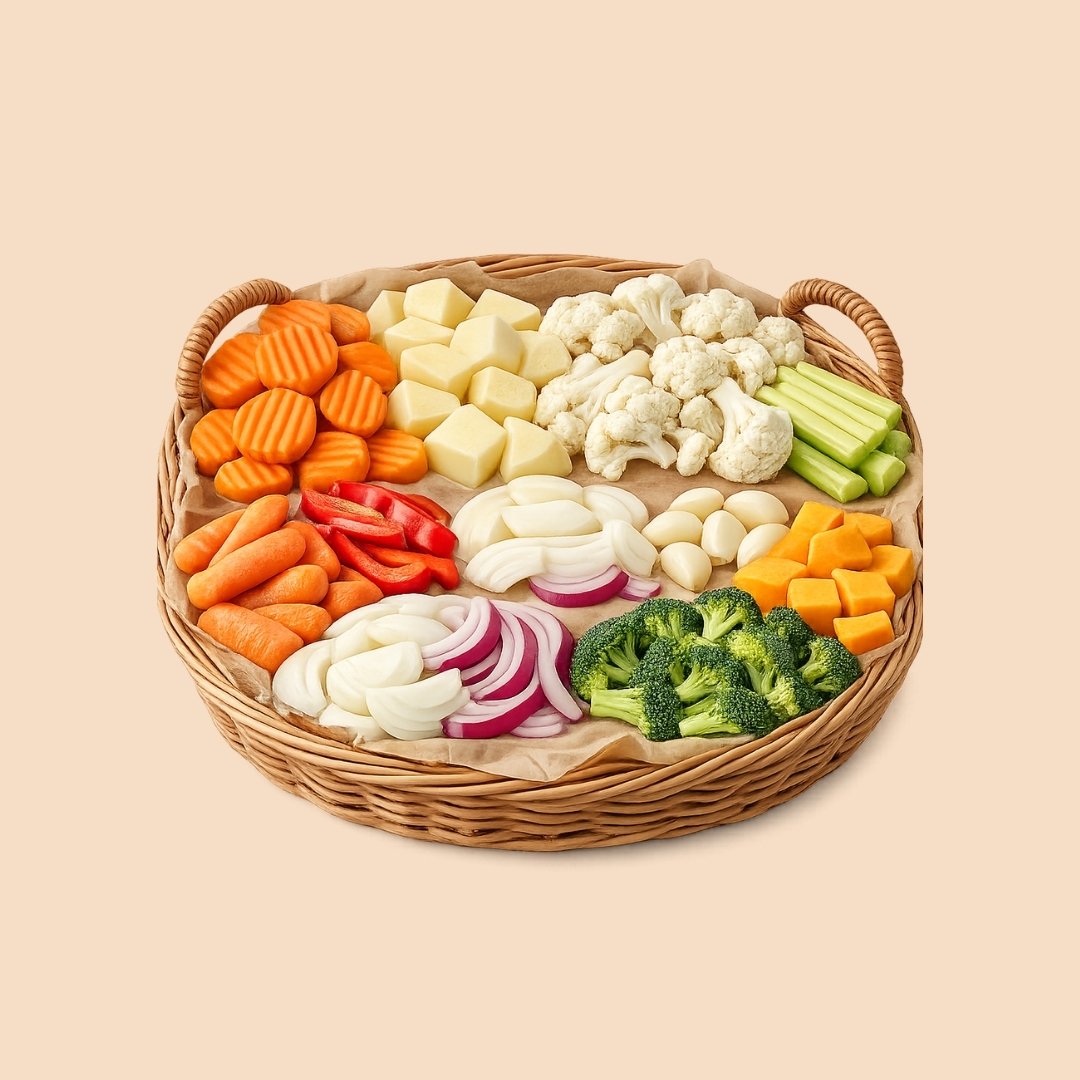 Peeled & Cut Vegetables
